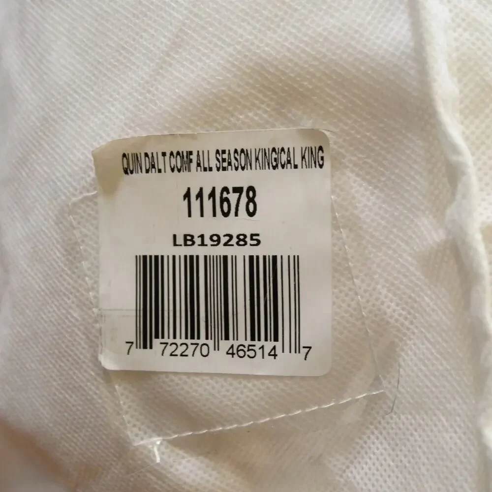 Quince All Season Duvet Insert  Down Alternative  Comforter King NEW